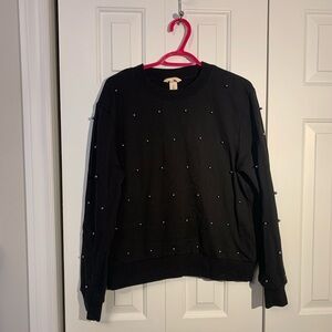 H&M black crew neck